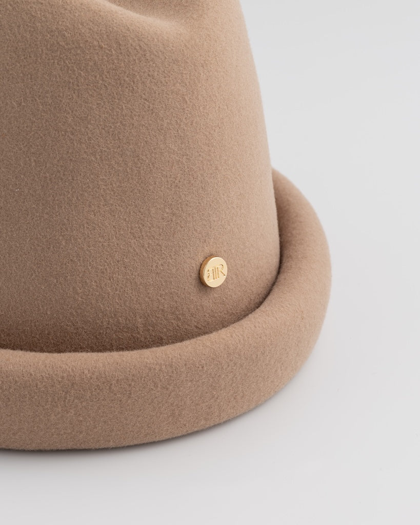 Russian Pillbox Hat - Nude
