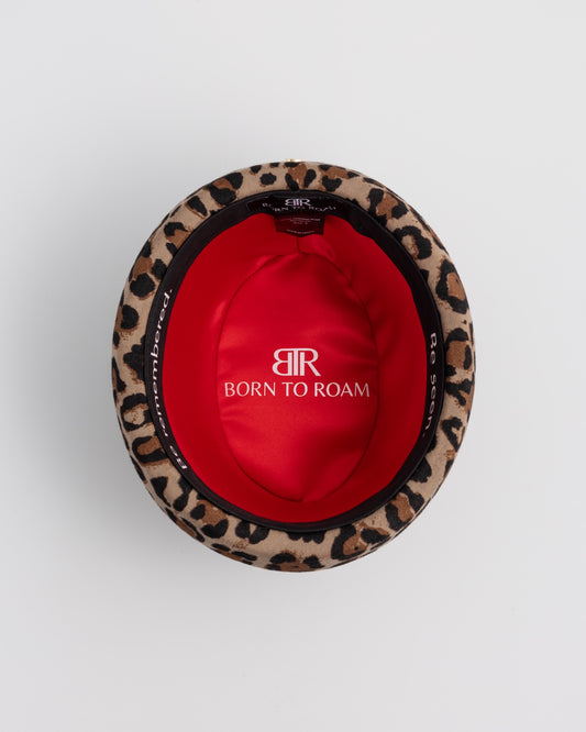 Russian Pillbox Hat - Leopard