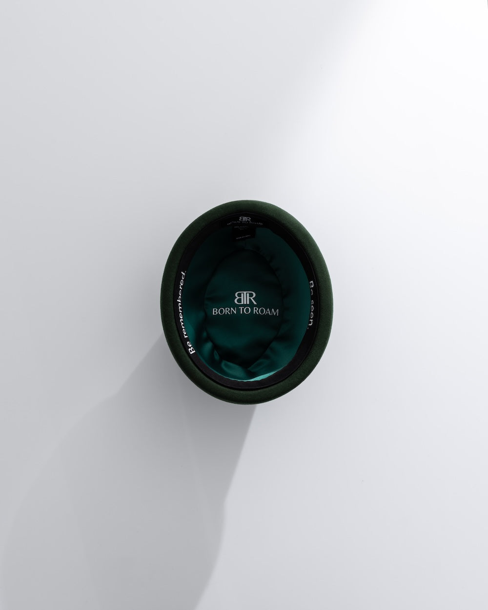 London Pillbox Hat - Hunter Green