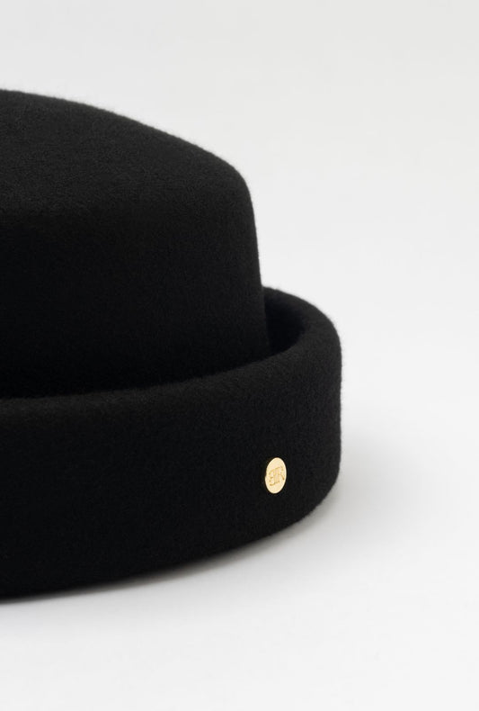 London Pillbox Hat - Black