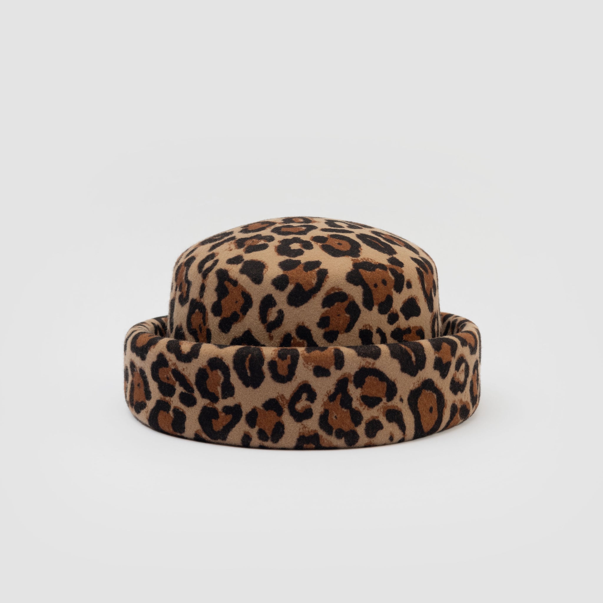 Vintage Leopard Print Fur Pillbox Hat Vintage 50s/60s Round Leopard Print Fur Pillbox Hat Jackie  main image 4