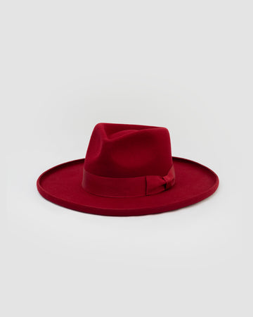 Galilee Rancher Unisex Fedora - Bordeaux | Clearance - Final Sale