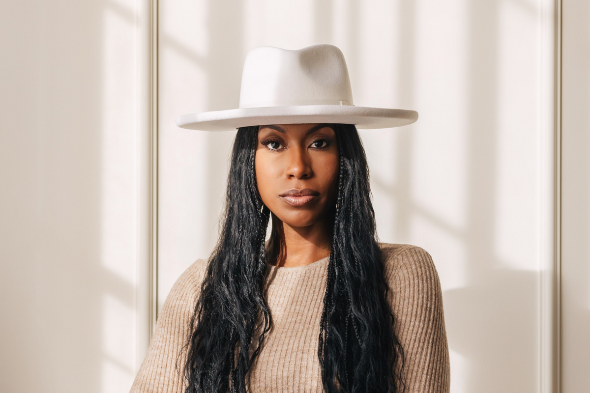 Born To Roam Galilee Rancher unisex ivory fedora hat with wide brim, stylish and versatile accessory for everyday wear