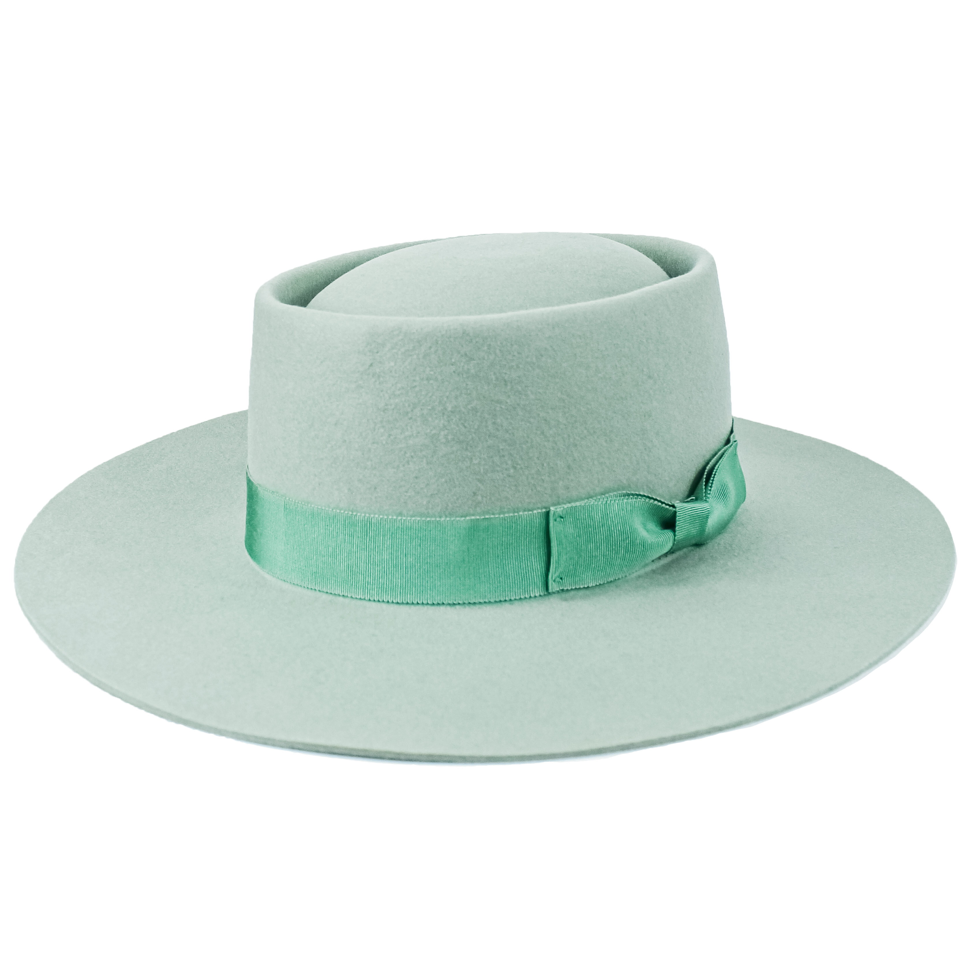 stylish kayo boater hat in mint green