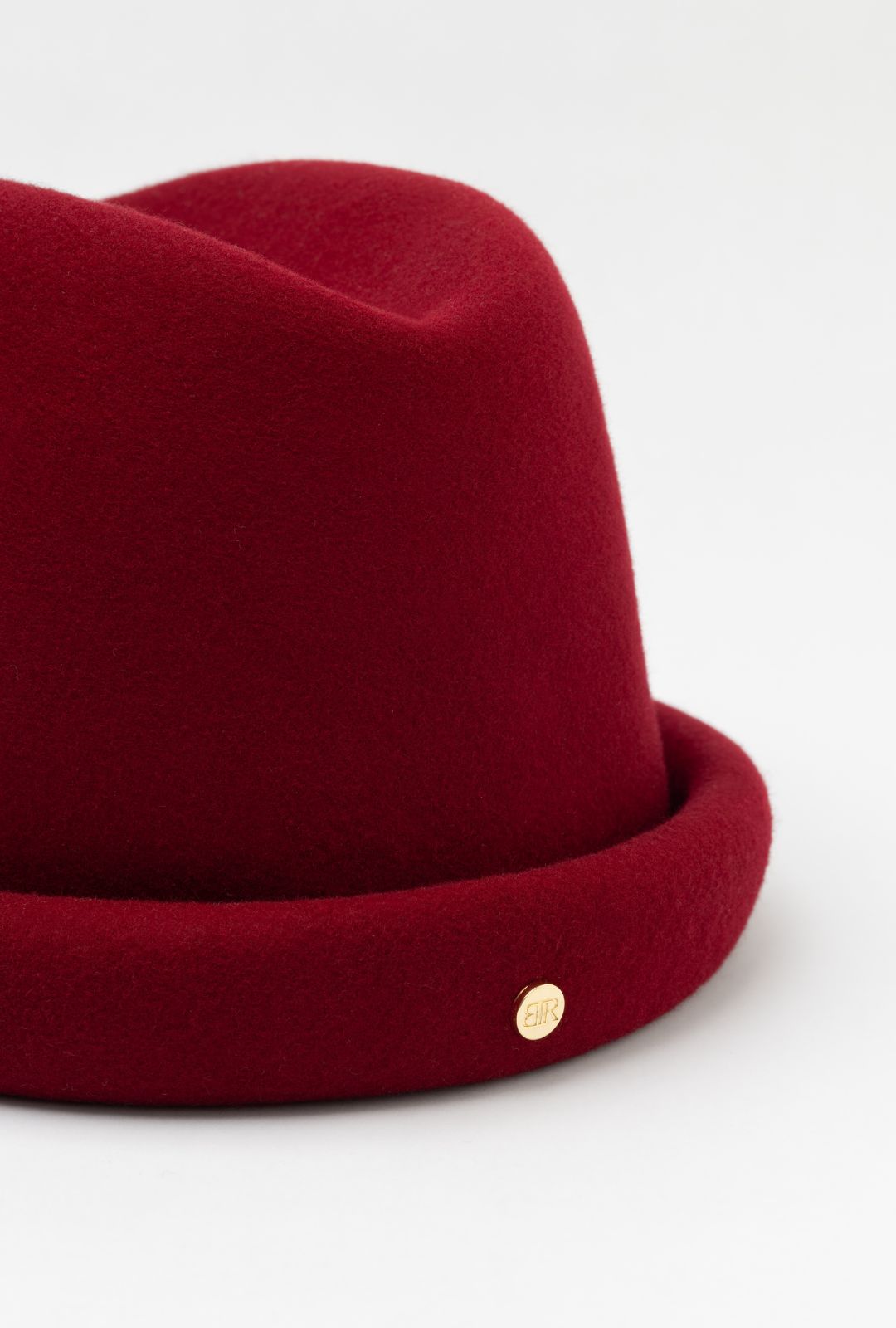 Russian Pillbox Hat - Cranberry