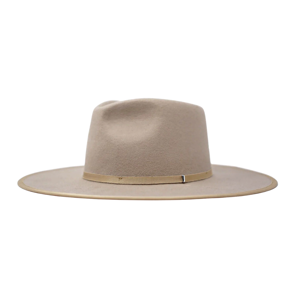 Coastal fedora hat tan rancher style