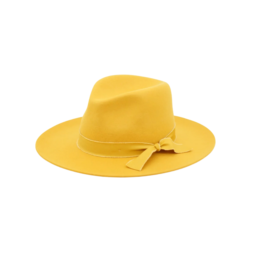 Indi Fedora Hat - Yellow