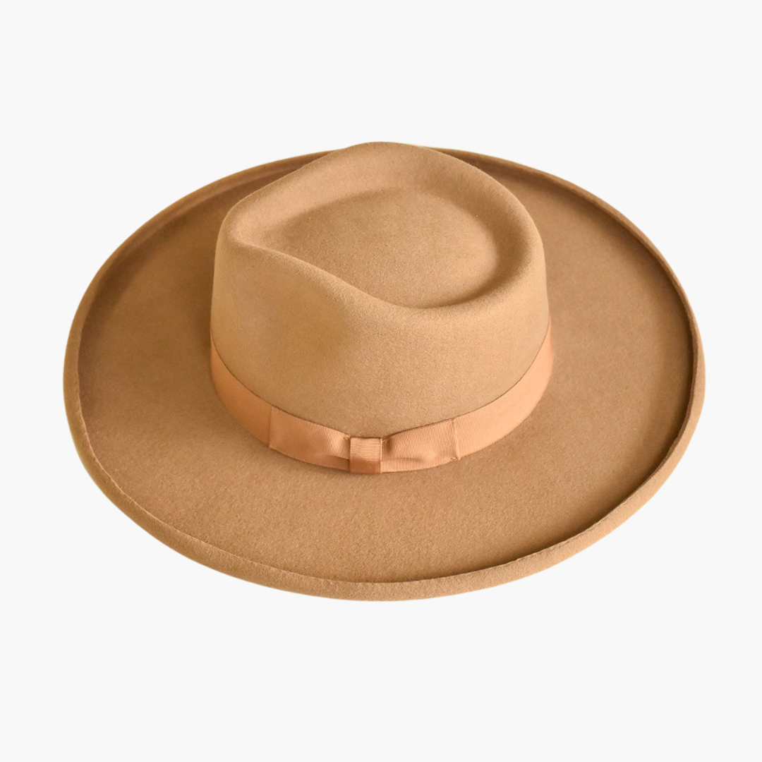 pecan galilee rancher fedora hat