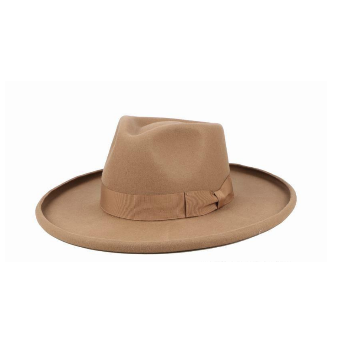 Galilee Rancher Fedora Hat in Pecan