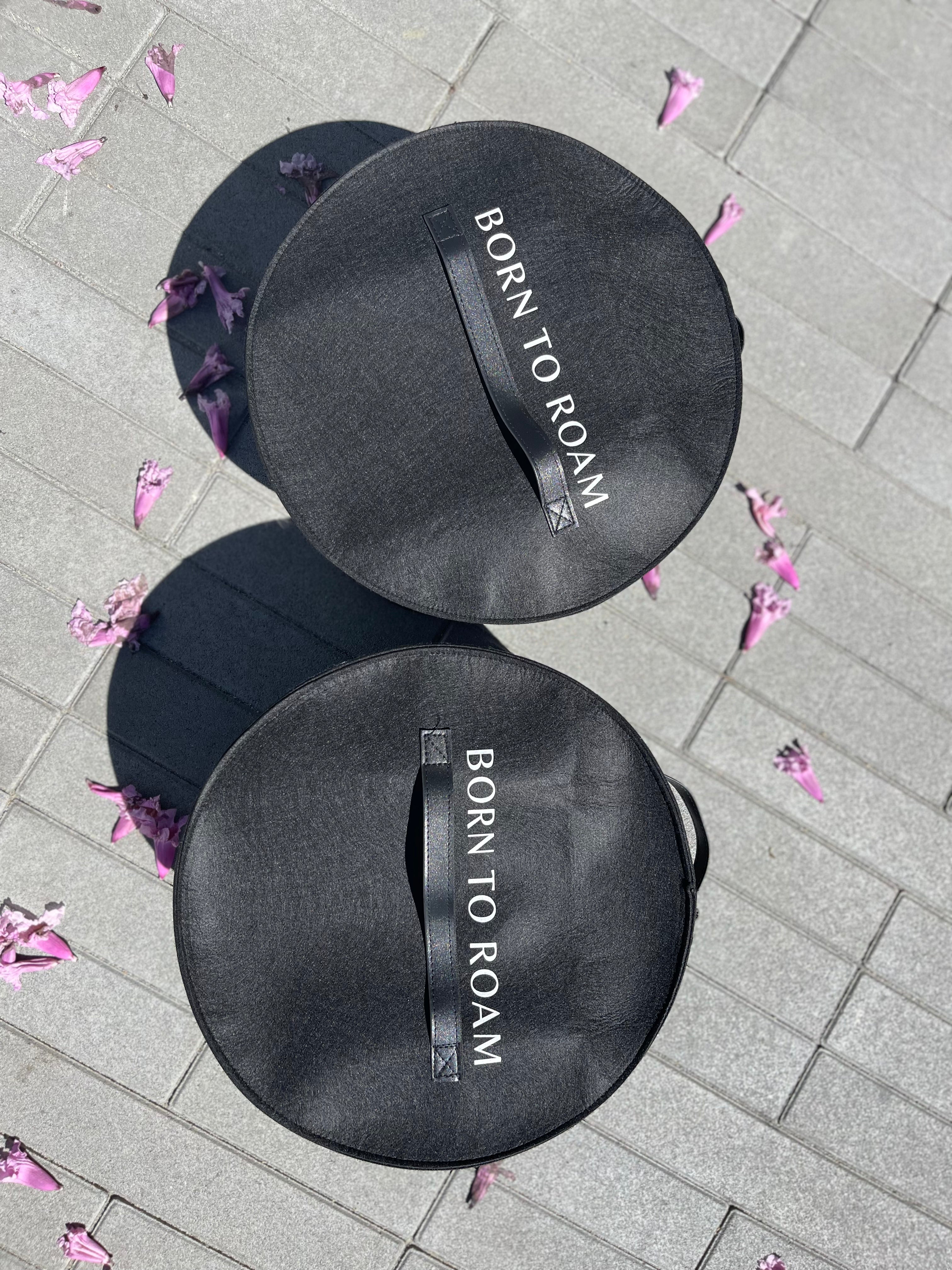 Born To Roam Hat luggage  - Storage for fedora