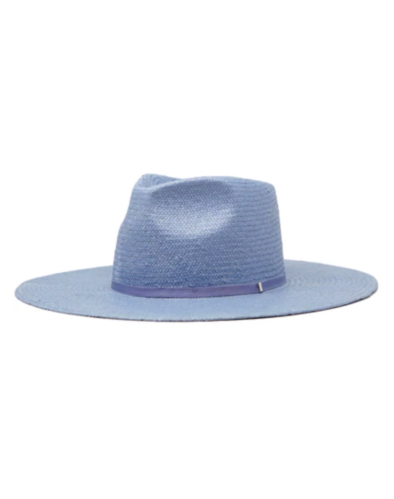 Light blue Straw Rancher hat
