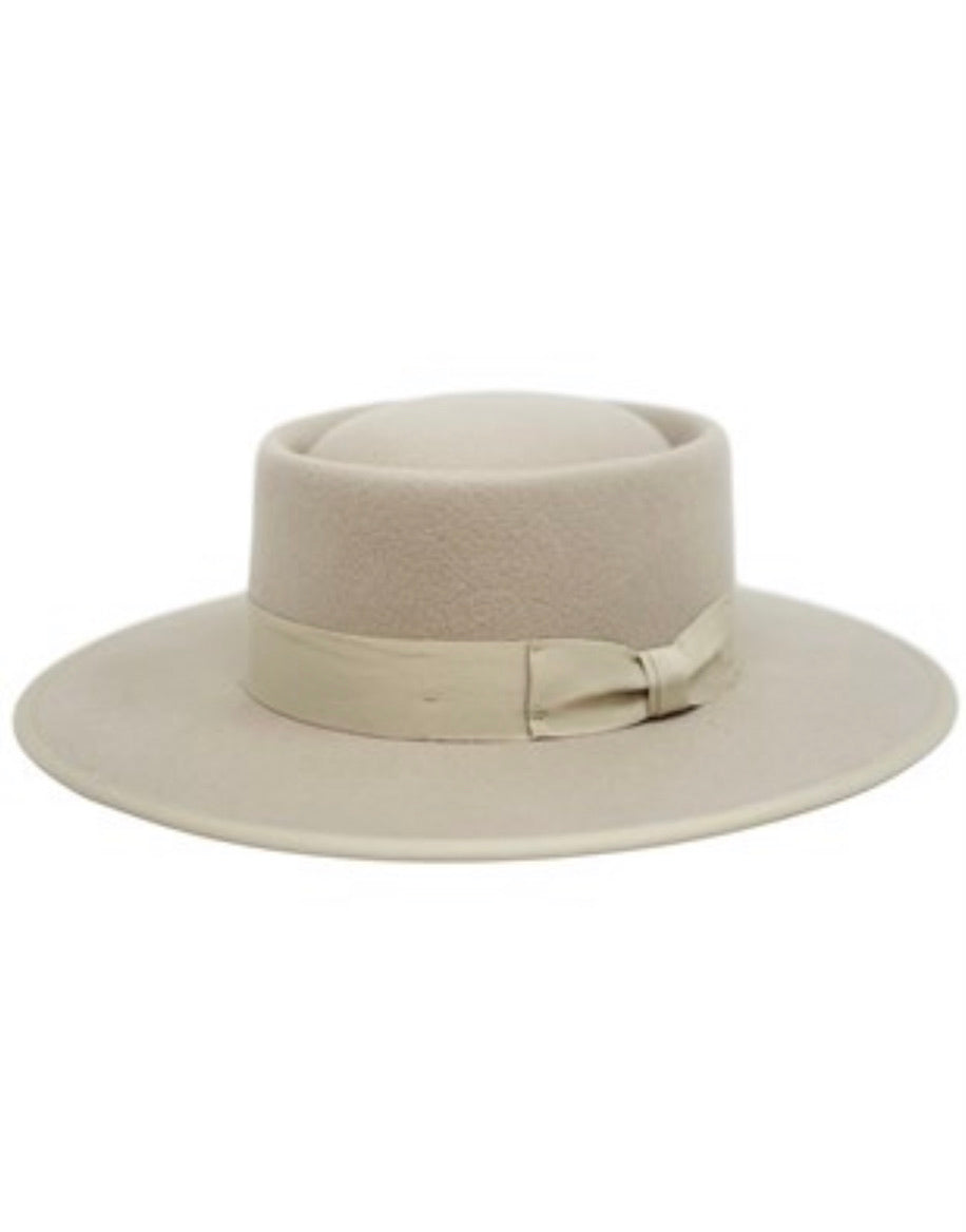Kayo Boater Hat - Taupe